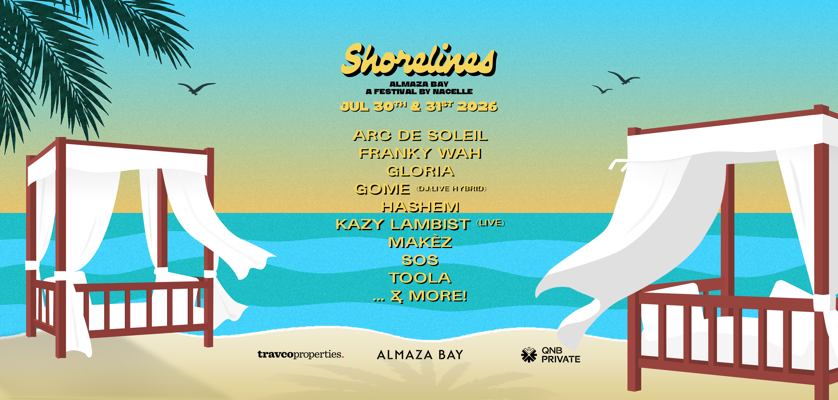 Shorelines — a festival by Nacelle at Almaza Bay